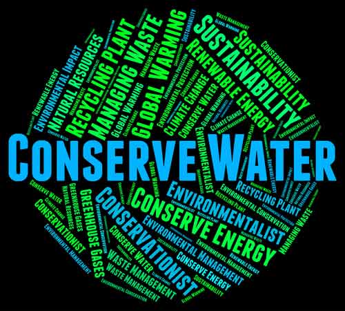 conserve-water to save water